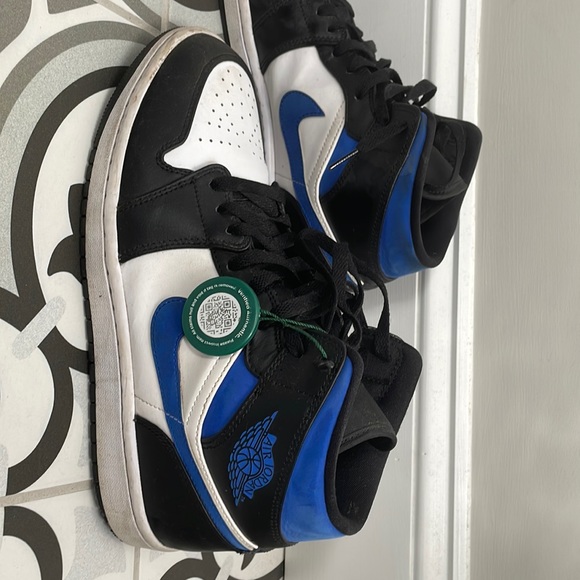 royal blue and black jordans